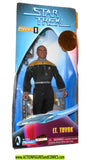 Star Trek TUVOK 9 inch Voyager GOLD playmates vulcan moc mip