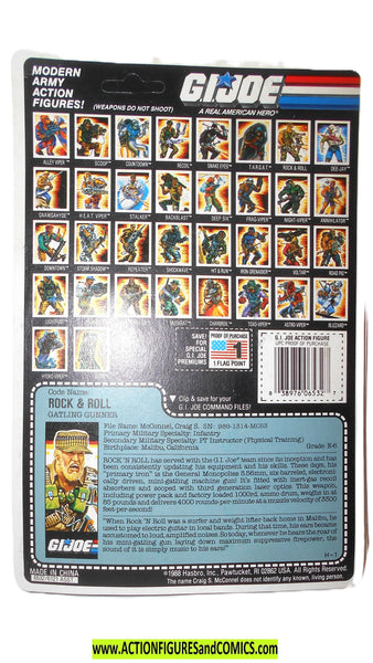 Gi Joe Roc Gi joe ROCK n ROLL 1989 v2 gijoe vintage complete moc ...