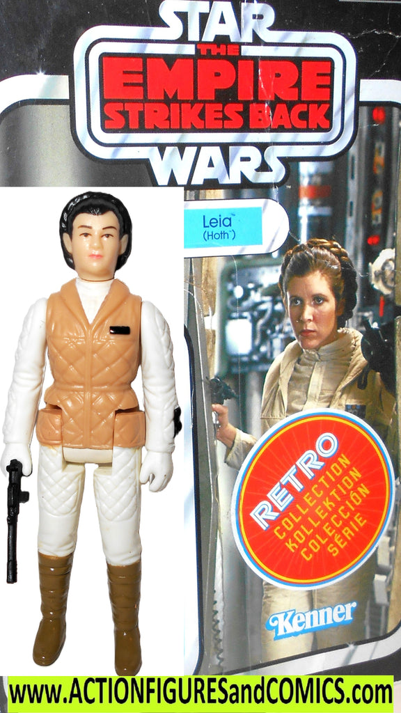Lot - Star Wars, Princess Leia in Hoth Gear, Action Figure, In Box, Kenner Hasbr