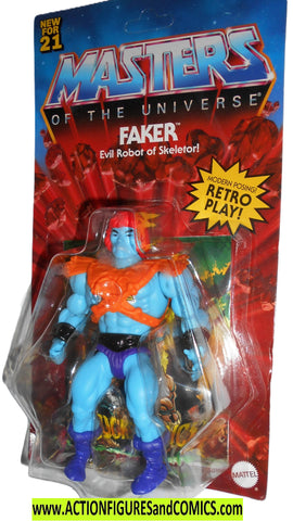Maîtres de l'Univers Origins, figurine articulée de combat, Fakor, jouet pour collectionneurs et enfants dès 6 ans, GYY28 Maîtres de l'Univers Origins, figurine articulée de combat, Fakor, jouet pour collectionneurs et enfants dès 6 ans, GYY28