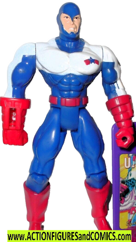 Iron man US AGENT 1995 marvel universe animated toybiz 1996