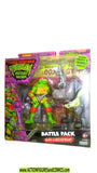 teenage mutant ninja turtles RAPH vs ROCKSTEADY 2023 mib moc