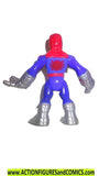 Marvel Super Hero Adventures SPIDER-MAN silver space squad