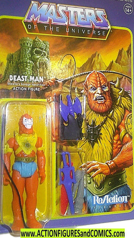 Masters of the Universe BEAST MAN wp ReAction super7 moc