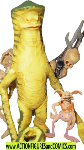 star wars action figures AMANAMAN & Salacious Crumb 2001
