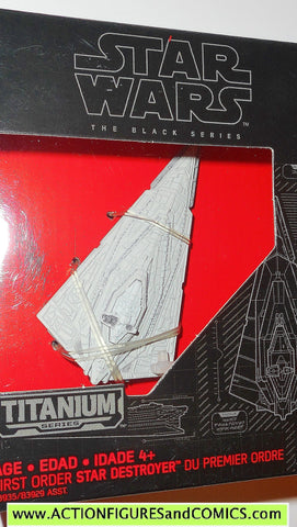 star wars titanium STAR DESTROYER first order the black series 2015 05 5 moc mib