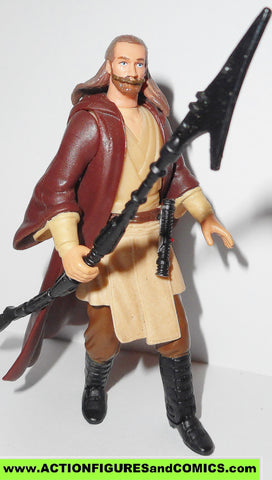 star wars action figures QUI GON JINN naboo swamp underwater