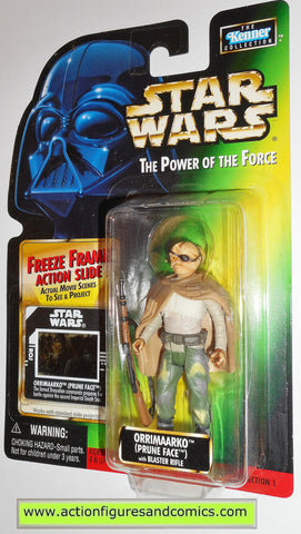 star wars action figures ORRIMAARKO PRUNE FACE 1998 power of the force hasbro toys moc mip mib