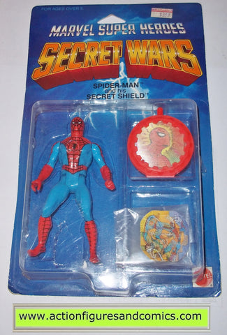 secret wars SPIDER-MAN RED BLUE 1984 mattel toys moc action figures marvel super heroes spider-man 1985 #4344