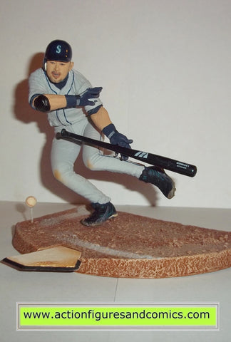 mcfarlane sports action figures ICHIRO SUZUKI 51 variant grey shirt seattle mariners sportspick baseball toys