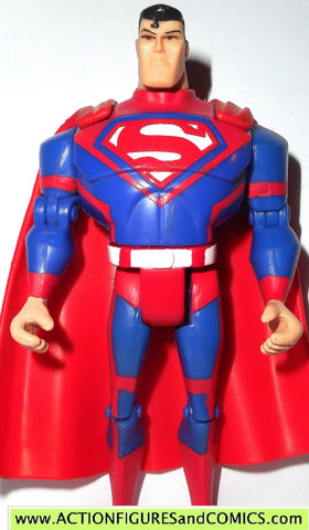 justice league unlimited SUPERMAN red steel lines dc universe mattel toys action figures
