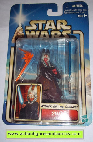 star wars action figures SHAAK TI 2002 Attack of the clones saga movie hasbro toys moc mip mib
