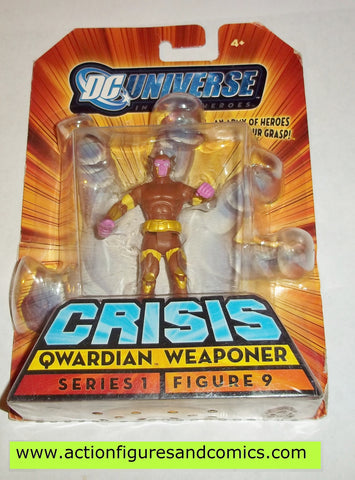 dc universe infinite heroes QWARDIAN WEAPONER 9 2008 crisis moc mib mip