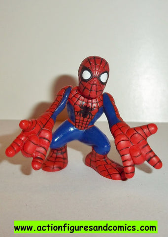 Marvel Super Hero Squad SPIDER-MAN complete red blue both web hands pvc action figures