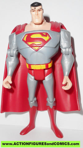 justice league unlimited SUPERMAN grey suit dc universe action figures jlu