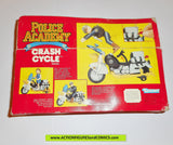 Police academy action figures CRASH CYCLE 1988 moc kenner toys mib