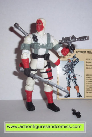 gi joe STORM SHADOW 2002 v7 complete vs cobra hasbro action figures