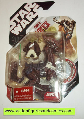 star wars action figures YODA & KYBUCK 30th anniversary moc mip mib