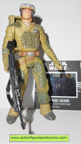 star wars action figures ENDOR REBEL SOLDIER freeze frame 1998 power of the force potf