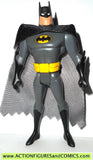 batman animated series BATMAN dark gray classic yellow emblem mattel 2002