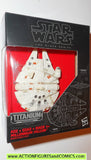 star wars titanium MILLENNIUM FALCON the black series 2015 01 1 moc mib