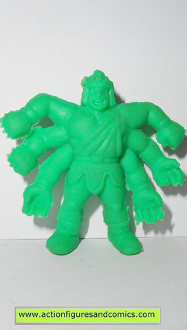 Kinnikuman Kinkeshi m.u.s.c.l.e ASHURAMAN A 027 TEAL Japan muscle vintage bandai