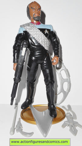 Star Trek WORF commander 1997 warp factor playmates action figures