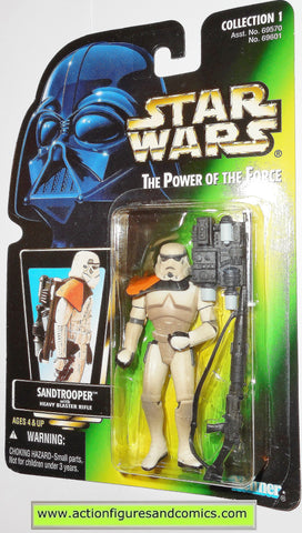 star wars action figures SANDTROOPER power of the force hasbro toys moc