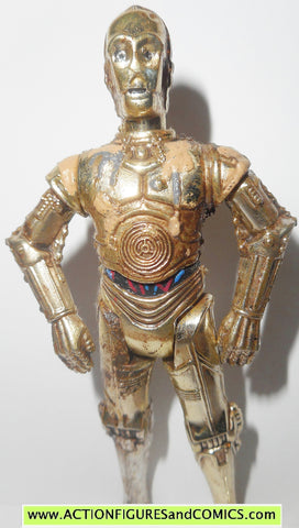 star wars action figures C-3PO tatooine 1998 flashback power of the force