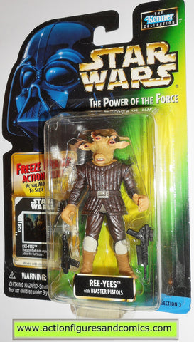 star wars action figures REE YEES freeze frame power of the force toys moc
