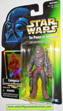 star wars action figures CHEWBACCA green card .01 power of the force hasbro toys moc
