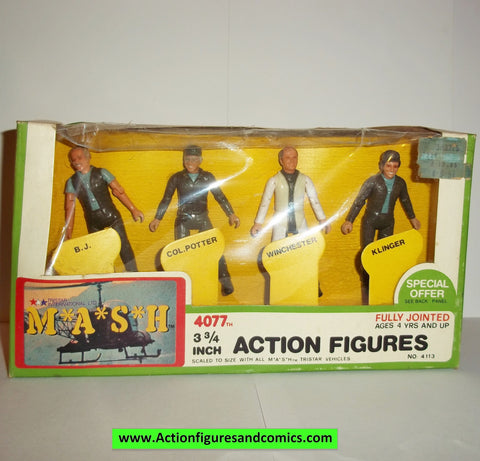 M*A*S*H* mash tv series action figures 4 PACK BOXED SET 1982 moc mip mib