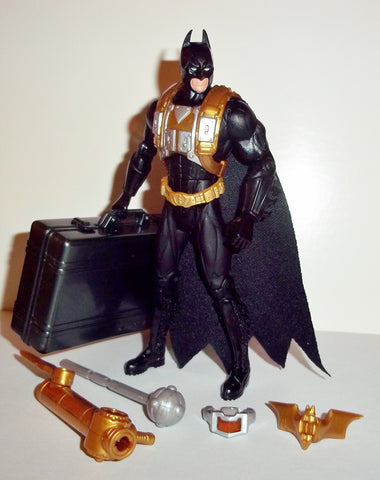 batman begins KNIGHT STAFF BATMAN 100% complete 2005 movie mattel