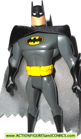 batman animated series BATMAN dark gray classic yellow emblem mattel 2002