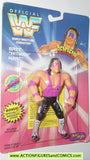 Wrestling WWF action figures BRET HITMAN HART 1994 bend-ems justoys WWE moc