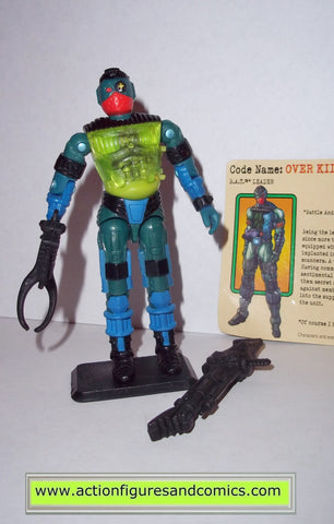 gi joe OVER KILL overkill cobra bat spytroops spy troops action figures hasbro toys internet exclusive