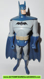 justice league unlimited BATMAN version light grey suit dark blue cape