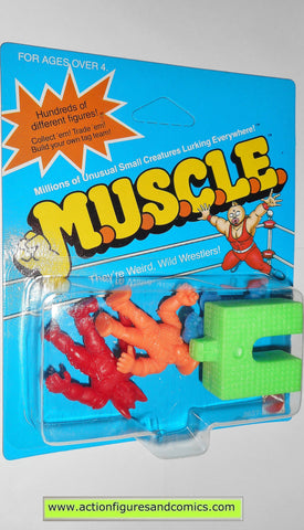 Muscle m.u.s.c.l.e men kinnikuman 4 pack moc SUNSHINE 015 green mattel action figures