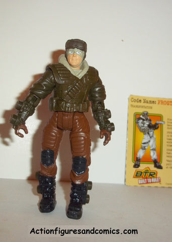 gi joe FROSTBITE 2003 BTR Built to rule spy troops spytroops