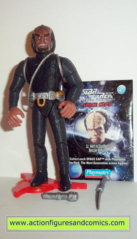 Star Trek WORF starfleet rescue uniform playmates toys action figures