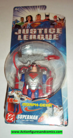 justice league unlimited SUPERMAN Morph Gear DC moc