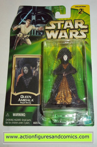 star wars action figures QUEEN AMIDALA ROYAL DECOY 2000 power of the jedi hasbro toys moc mip mib