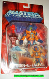 masters of the universe MAN E FACES 2002 CHASE variant moc mip mib motu action figures