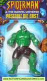 SPIDER-MAN Marvel die cast HULK poseable action figure 2002 toybiz universe MOC