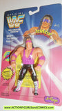 Wrestling WWF action figures BRET HITMAN HART 1994 bend-ems justoys WWE moc