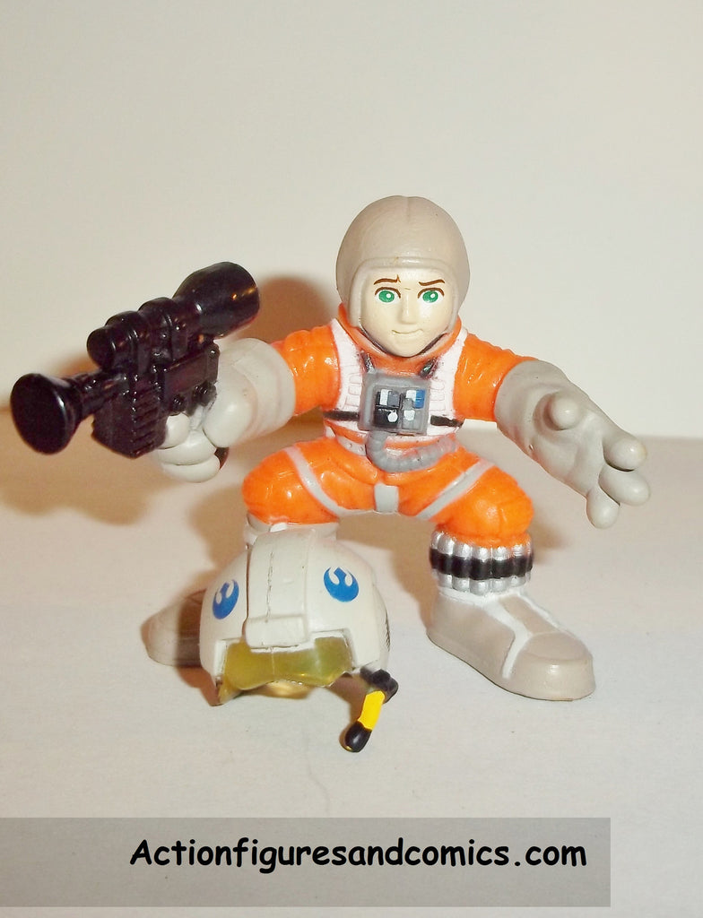 star wars galactic heroes DAK RALTER SNOWSPEEDER PILOT hasbro pvc ...