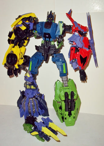 TRANSFORMERS generations classics BRUTICUS 100% complete fall of cybertron 2012