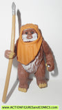 star wars action figures PRINCESS LEIA and WICKET THE EWOK collection 1998 complete power of the force potf