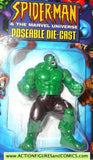SPIDER-MAN Marvel die cast HULK poseable action figure 2002 toybiz universe MOC