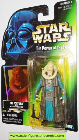 star wars action figures BIB FORTUNA .00 power of the force hasbro toys moc